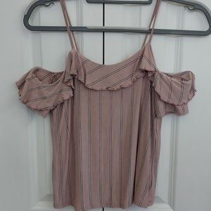 off the shoulder AE top